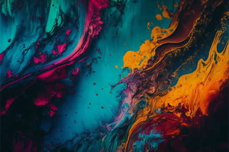 Colorful abstract oil painting background, abstract backgroundの写真素材