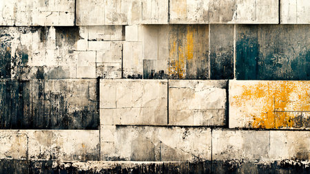 White concrete wall texture and background, highly detailed textureの写真素材