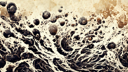 Grey background with white splash center abstract, abstract background