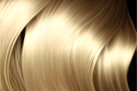 Wispy blonde hair texture, people, cosmetic & makeupの写真素材