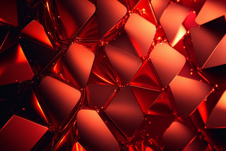 Red shiny texture, creative digital illustration, abstract, backgroundsの写真素材