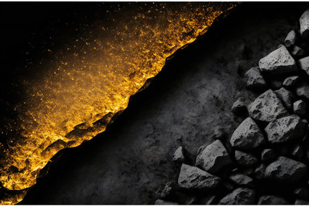 Dark black yellow golden stone concrete paper texture, abstract, textures