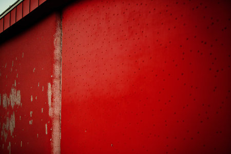Texture of red wall, creative digital illustration, abstract, texturesの写真素材
