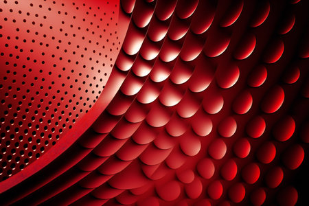 Background of curved surfaces and halftone dot, abstract, backgroundsの写真素材