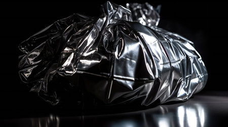 Reflecting light and shadow on creases and folds, business, objectsの素材