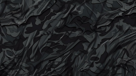 Black camouflage military background, abstract, texturesの素材