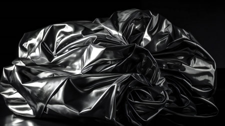 Reflecting light and shadow on creases and folds, business, objectsの素材