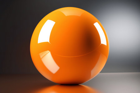 Orange balloon high quality high resolution, abstract, uniqueの素材