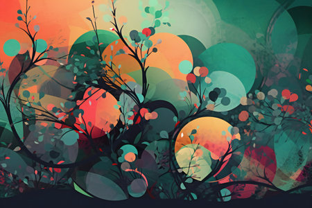 The organic panorama wallpaper, abstract, backgroundsの素材