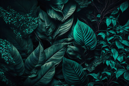 Green leaves nature texture, nature, plants and treesの素材