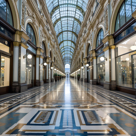 The great galleria, arts & architecture, historic buildingsの素材