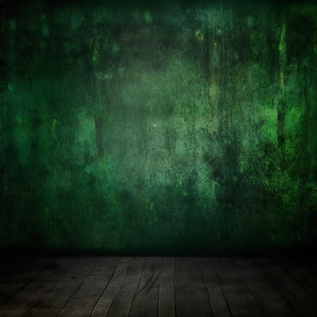 Green concrete cement wall, creative digital illustration, abstract, texturesの素材