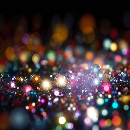 Shining defocused pearl glitter, abstract, backgroundsの素材