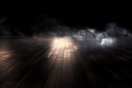 Empty dark background with smoke, arts & architecture, indoorの素材