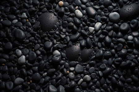 Black stone grey cement texture background, abstract, texturesの素材