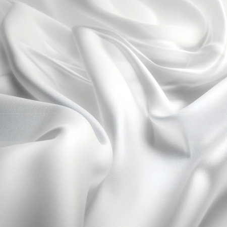 Blurred white soft fabric texture background, abstract, texturesの素材
