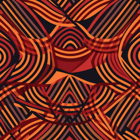 Constructivism art wavy lines background, abstract, backgroundsの素材