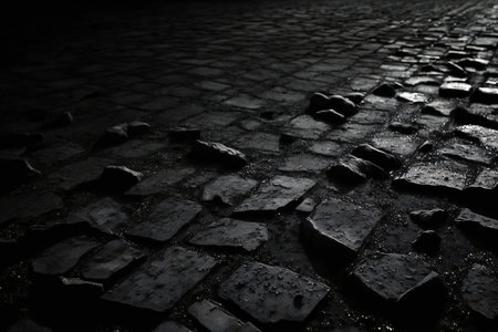 Background texture of rough asphalt, abstract, texturesの素材