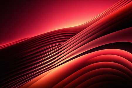 Red gradient, creative digital illustration, abstract, backgroundsの素材