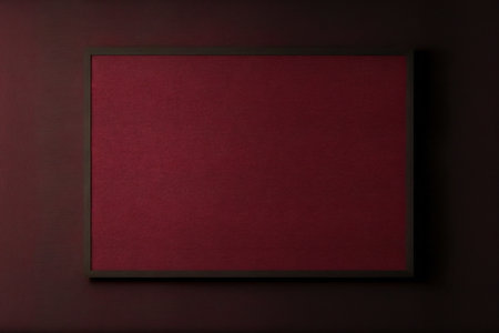 Grain dark red paint wall or red paper, abstract, texturesの素材