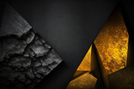 Dark black yellow golden stone concrete paper texture, abstract, texturesの素材
