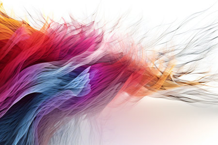 abstract colorful background with some smooth lines in it (see portfolio for more in this series)の素材