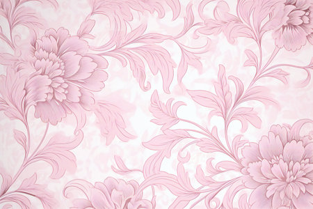 Floral background in Victorian style. Elegant element for design.の素材