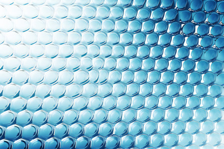 abstract blue background with some smooth lines in it (see portfolio for more in this series)の素材