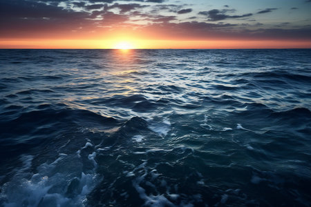 Beautiful sunset over the sea. Beautiful seascape. Nature composition.の素材