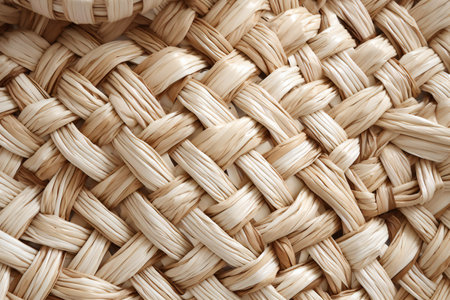 Wicker basket texture background. Wicker basket texture close up.の素材