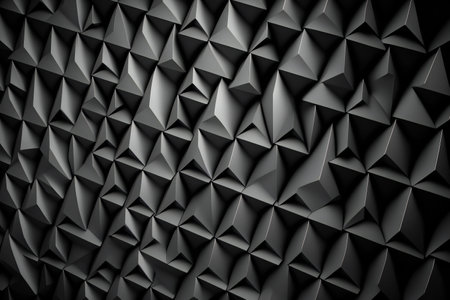 abstract geometric shapes background in black and white colorsの素材