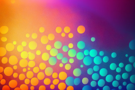 abstract colorful background with bokeh defocused lights and shadowの素材