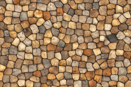 Background of stone wall texture for design in your work backdrop concept.の素材
