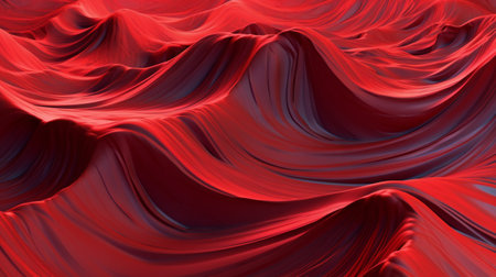 Abstract red wavy background.の素材