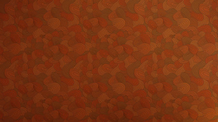 abstract brown background with a pattern of hearts, valentine's dayの素材
