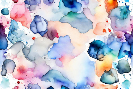 Abstract watercolor background. Hand-drawn illustration for your design.の素材