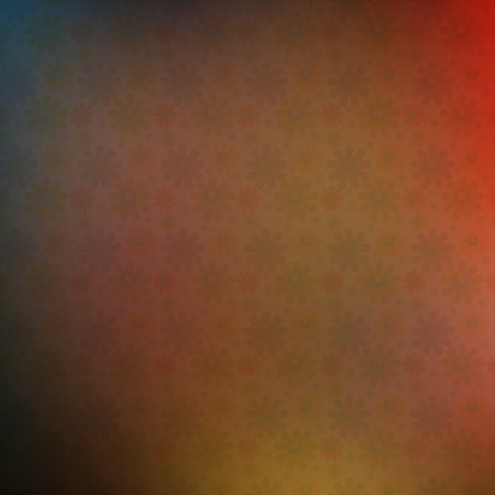 abstract background with floral pattern in red, orange, yellow and black colorsの素材