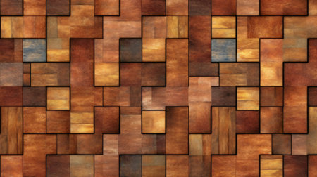 Abstract background of wooden blocks.の素材