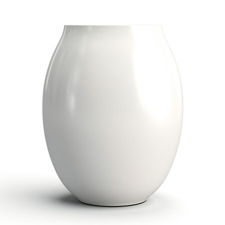 vase on a white background.の素材