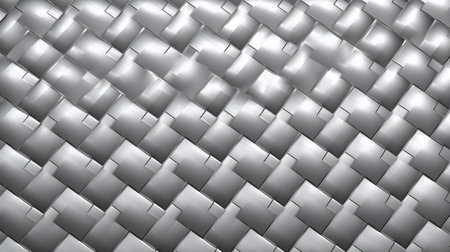 illustration of abstract geometric pattern background in silver and gray colorsの素材