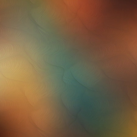 abstract background with a pattern of curved lines in orange and greenの素材