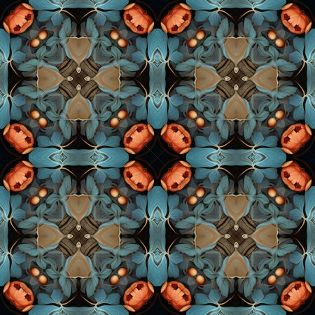 Seamless pattern. For eg fabric, wallpaper, wall decorations.