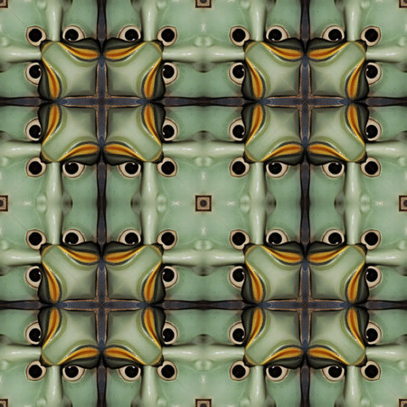 Kaleidoscopic wallpaper tiles. Seamless texture or background