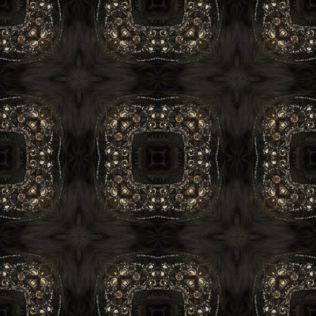 Kaleidoscopic wallpaper tiles. Seamless texture or backgroundの素材