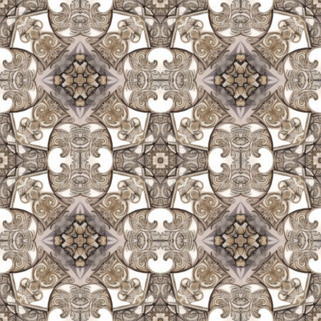 Seamless abstract pattern, hand-drawing. For eg fabric, wallpaper, wall decorations.の素材