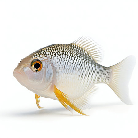 Carp fish isolated on white background.の素材