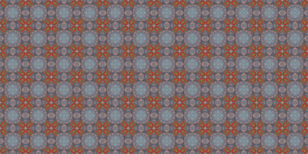 Ethnic pattern. Abstract kaleidoscope fabric design texture or background