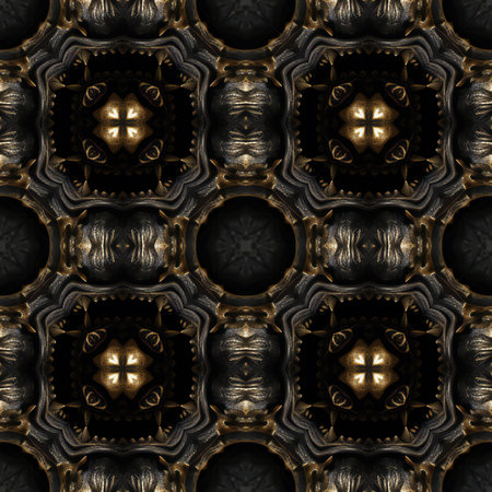 Kaleidoscopic ornamental seamless pattern.の素材