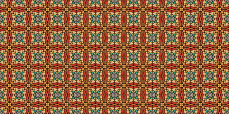 Ethnic pattern. Abstract kaleidoscope fabric design texture or background