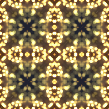 Seamless pattern of abstract lights. For eg fabric, wallpaper, wall decorations.の素材